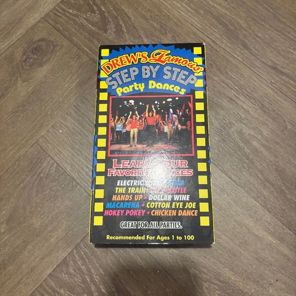 Drews Famous Step by Step Party Dances VHS Movie - Picture 1 of 3